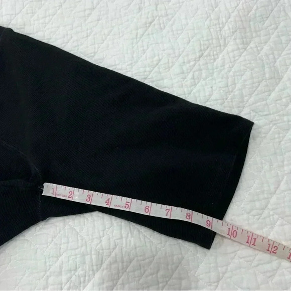 Madewell Black Ottoman Jacquard Biker Shorts Size S - Picture 8 of 10